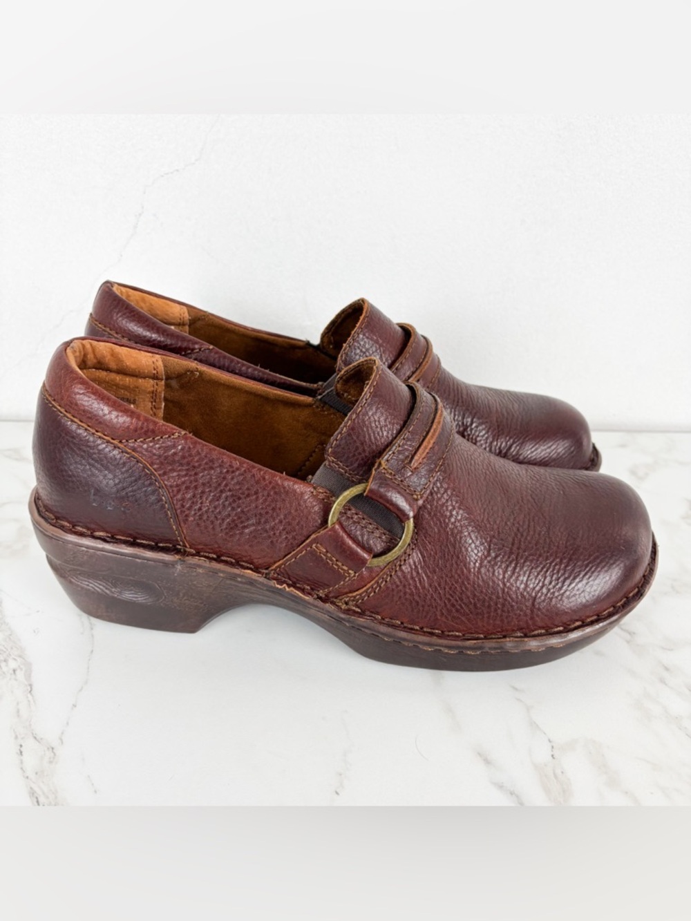 B.O.C Burnette Women’s Leather Clogs Sz 11 - Picture 1 of 13